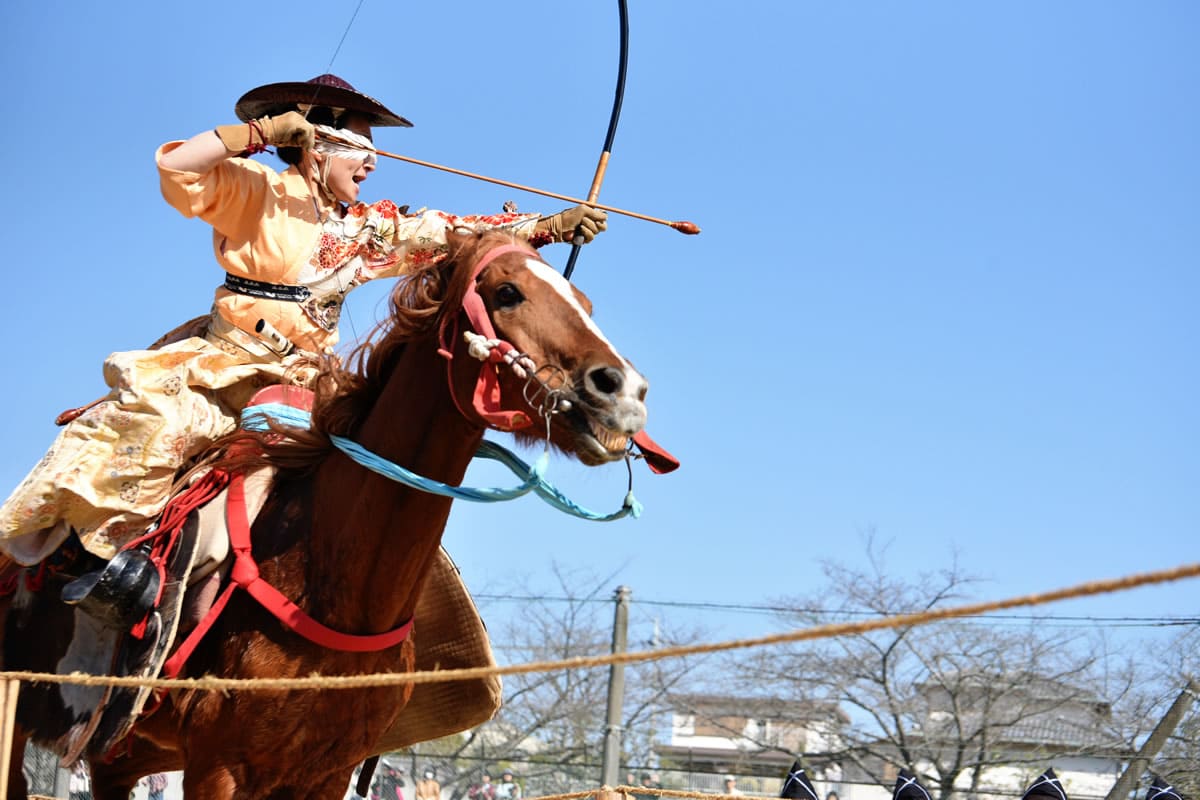 流鏑馬まつりの様子